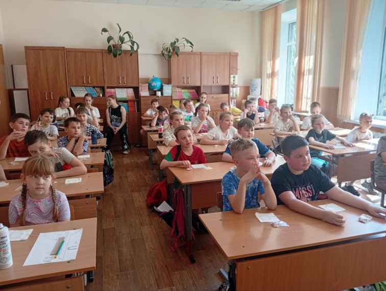 Мастер-класс в летнем лагере.